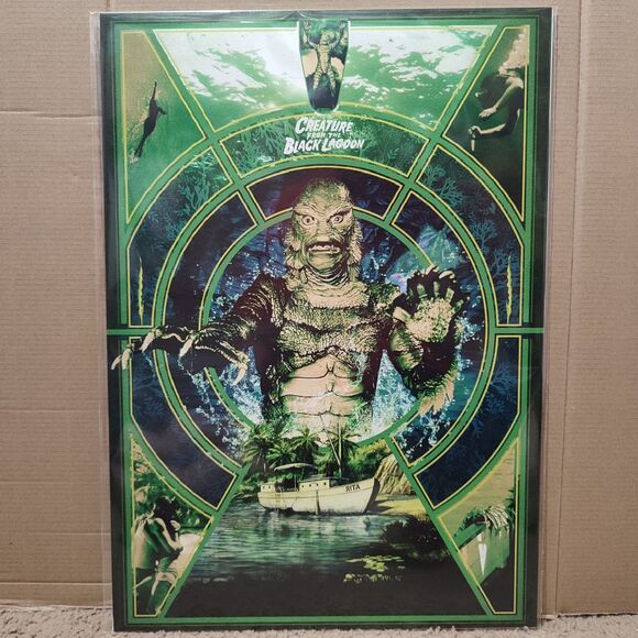 Universal Monsters Creature From The Black Lagoon Limited Edition Art Print - Picture 1 of 3